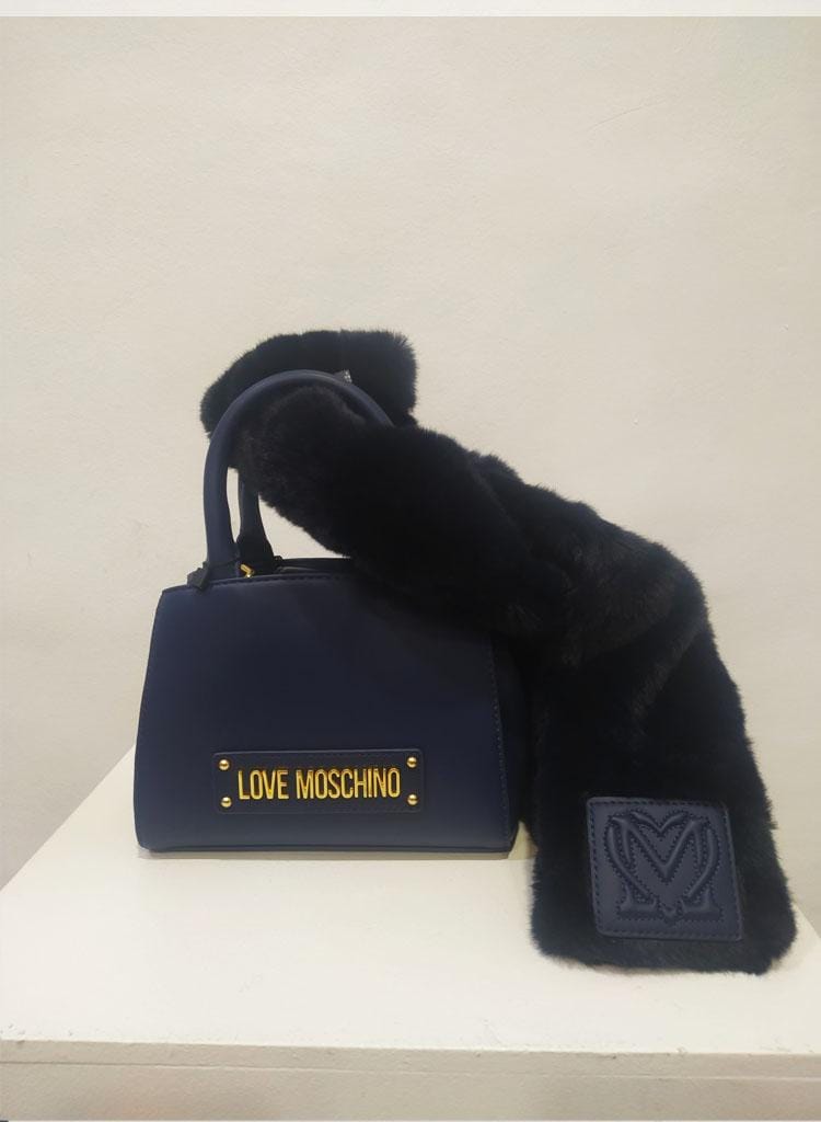Love Moschino Bolso Mano Marino