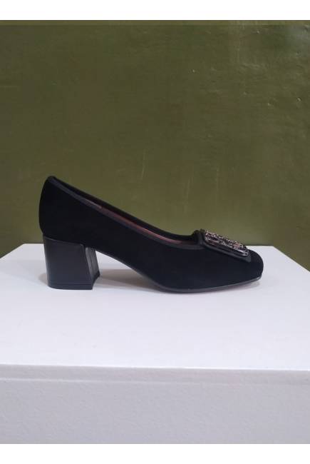 Duit Zapato Negro Tacón Joya