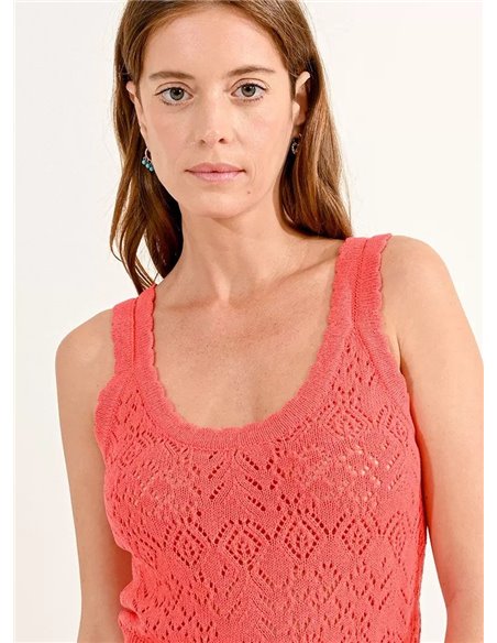 MBVOSSO Top Punto Coral
